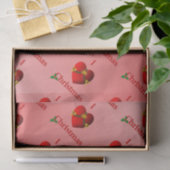 Iハートティッシュペーパーレッド 薄葉紙 (ギフト)