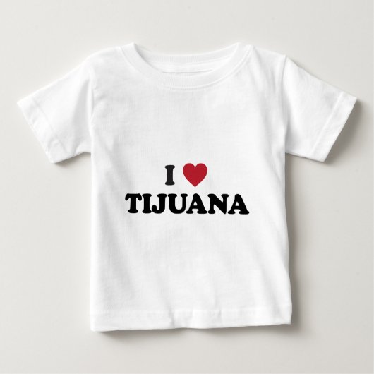 Iハートティフアナメキシコ ベビーTシャツ (正面)