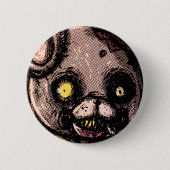 Iハートテディ 缶バッジ (正面)