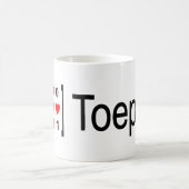 Iハートトエプリッツ コーヒーマグカップ (中央)