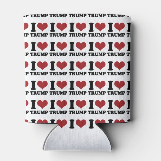 Iハートトランプ大統領 缶クーラー (裏面)