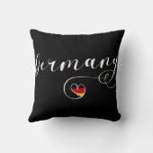 Iハートドイツ国旗 クッション (裏面)