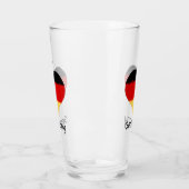 Iハートドイツ国旗 タンブラーグラス (左)