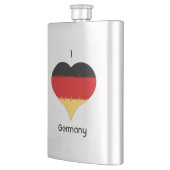 Iハートドイツ国旗 フラスク (左)