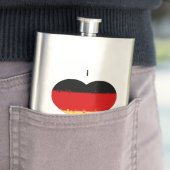 Iハートドイツ国旗 フラスク (インサイチュ)