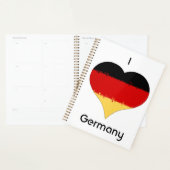 Iハートドイツ国旗 プランナー手帳 (ディスプレー)