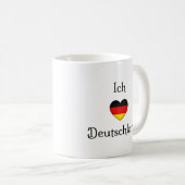 "Iハートドイツ"ドイツプライドワールドトラベラー コーヒーマグカップ (正面右)