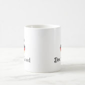 "Iハートドイツ"ドイツプライドワールドトラベラー コーヒーマグカップ (中央)