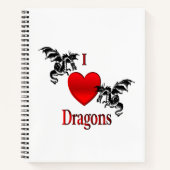 Iハートドラゴンパーソナル ノートブック (正面)