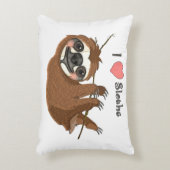 Iハートナマケモノ アクセントクッション (正面(垂直))