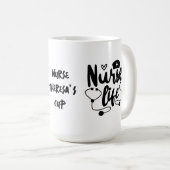 iハートナースライフ | おもしろいナース コーヒーマグカップ (正面右)