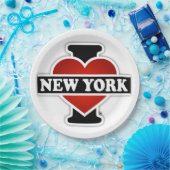 Iハートニューヨーク ペーパープレート (パーティー)