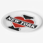 Iハートニューヨーク ペーパープレート (アングル)