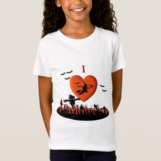 Iハートハロウィーン – 新しいツイスト Tシャツ (正面)