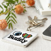 Iハートバディ キーホルダー (側面)