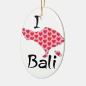 Iハートバリ島 セラミックオーナメント (左)