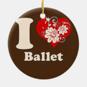 Iハートバレエフローラハート セラミックオーナメント (裏面)