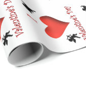 Iハートバレンタインデー ラッピングペーパー (ロールコーナー)