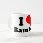 Iハートバンベルク コーヒーマグカップ (正面左)