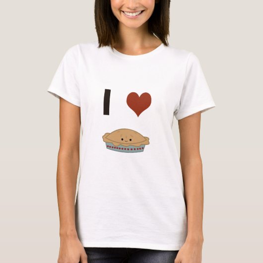 Iハートパイ Tシャツ (正面)