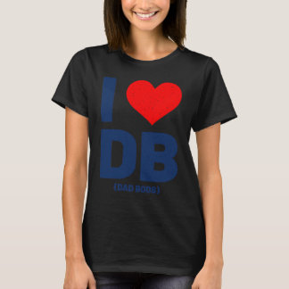 IハートパパBODSおもしろいIラブパパBod Tシャツ