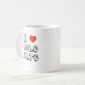 Iハートパロ・アルト コーヒーマグカップ (正面左)