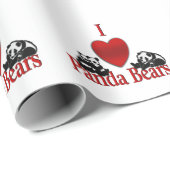 Iハートパンダベアーズおもしろい ラッピングペーパー (ロールコーナー)