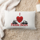 Iハートパンダベアーズ装飾用クッション ランバークッション (ブランケット)