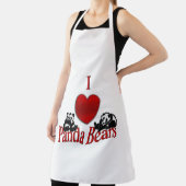 Iハートパンダ熊 エプロン (インサイチュ)
