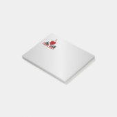 Iハートパンダ熊 ポストイット (アングル)