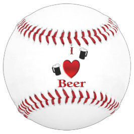 Iハートビールデザイン ソフトボール