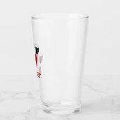 Iハートビールデザイン タンブラーグラス (左)