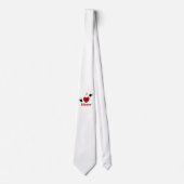 Iハートビールデザイン ネクタイ (正面)
