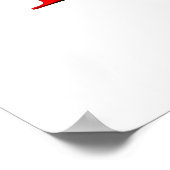 Iハートビールデザイン ポスター (角)