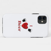Iハートビールデザイン Case-Mate iPhoneケース (裏面(横))