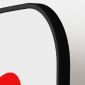 Iハートピックボールパーソナライズされたパドル ピックルボールラケット (左詳細)