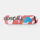 Iハートファッションアクア スケートボード (横)