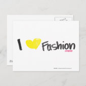 Iハートファッション ポストカード (正面/裏面)