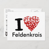 Iハートフェルデンクラウスポストカード | 完全に編集可能 案内ポストカード (正面/裏面)