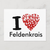 Iハートフェルデンクラウスポストカード | 完全に編集可能 案内ポストカード (正面)