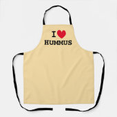 Iハートフムス❤カスタムカラーキッチンエプロン エプロン (正面)