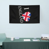 Iハートフラッグイングランドwt (v) bnrcnt 横断幕 (トレードショー)