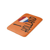 Iハートフラッグオランダbk on or bmcnt バスマット (アングル)