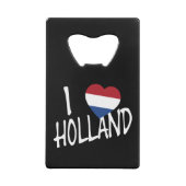 IハートフラッグHolland wt on bk bocnt クレジットカード栓抜き (裏面)