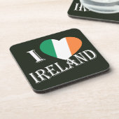 IハートフラッグIreland wt coastercnt コースター (左側)