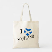 IハートフラッグScotland bk btcnt トートバッグ (裏面)