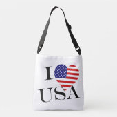 IハートフラッグUSA bk cbbt クロスボディバッグ (裏面)