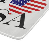 IハートフラッグUSA bk cbcnt カッティングボード (角)