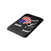 IハートフラッグUSA wt bmcnt バスマット (アングル)