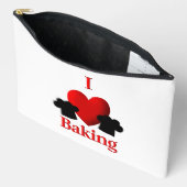 Iハートベーキング両面 アクセサリーポーチ (見開き)